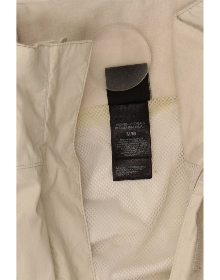 The North Face γυναικείο μπουφάν βροχής με κουκούλα UK 14 Medium White Nylon