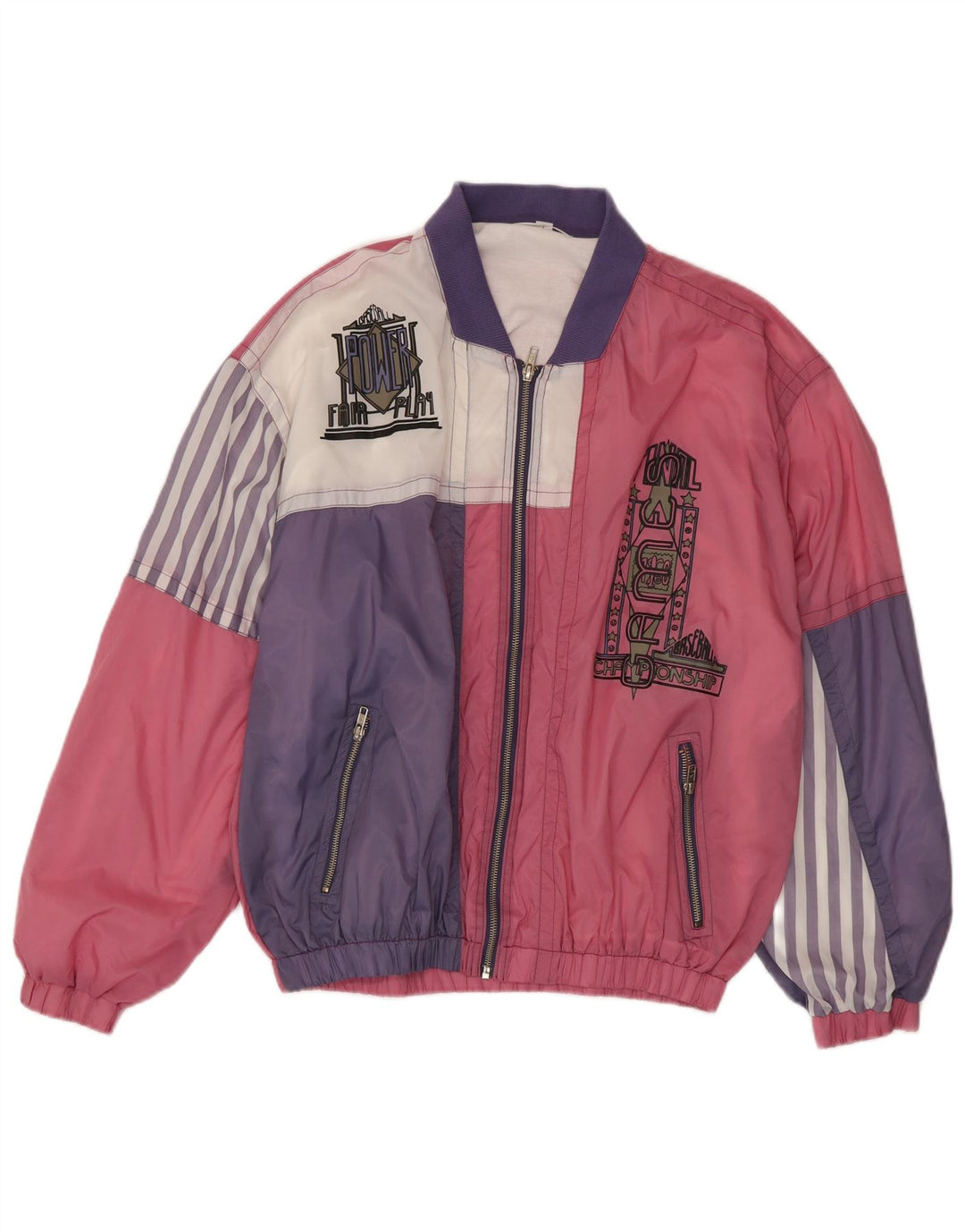 Ανδρική φόρμα Clipper Graphic Full Sports Medium Purple Colourblock Polyamide