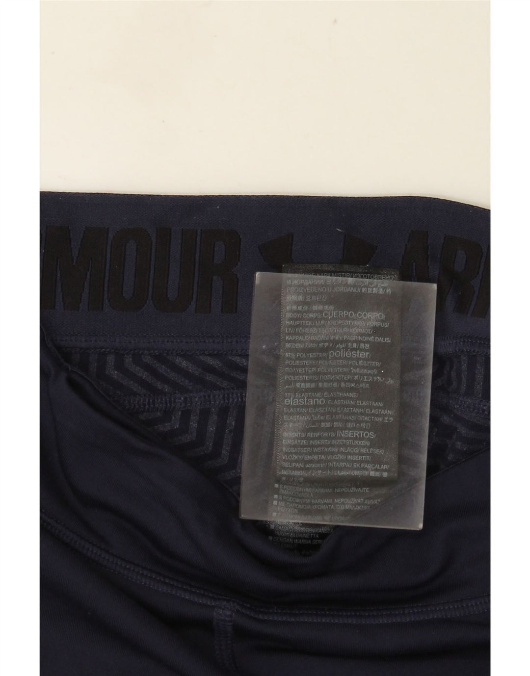 Under Armour Γυναικείο κολάν UK 4 XS Navy Blue Colorblock Πολυεστέρας