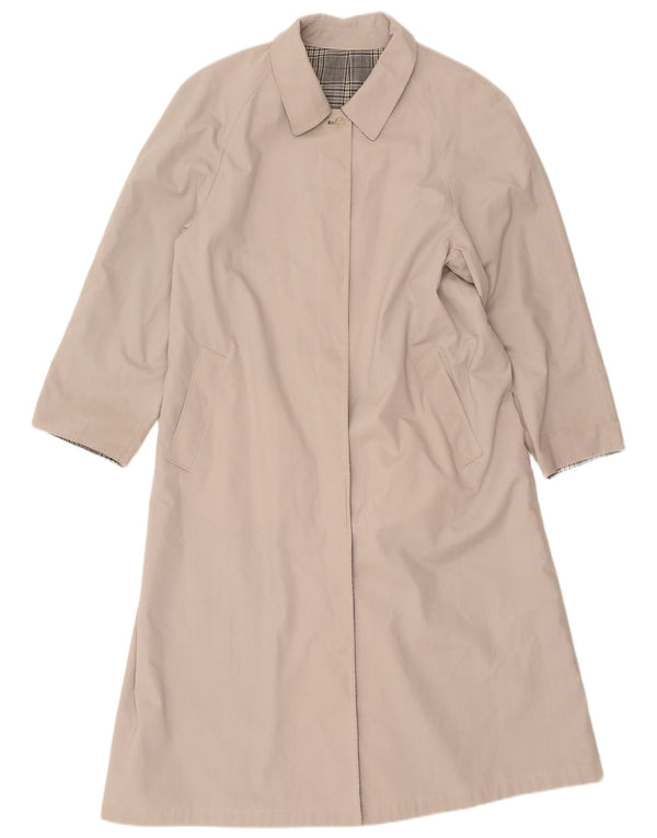 Vintage γυναικείο αναστρέψιμο πανωφόρι UK 12 Medium Beige