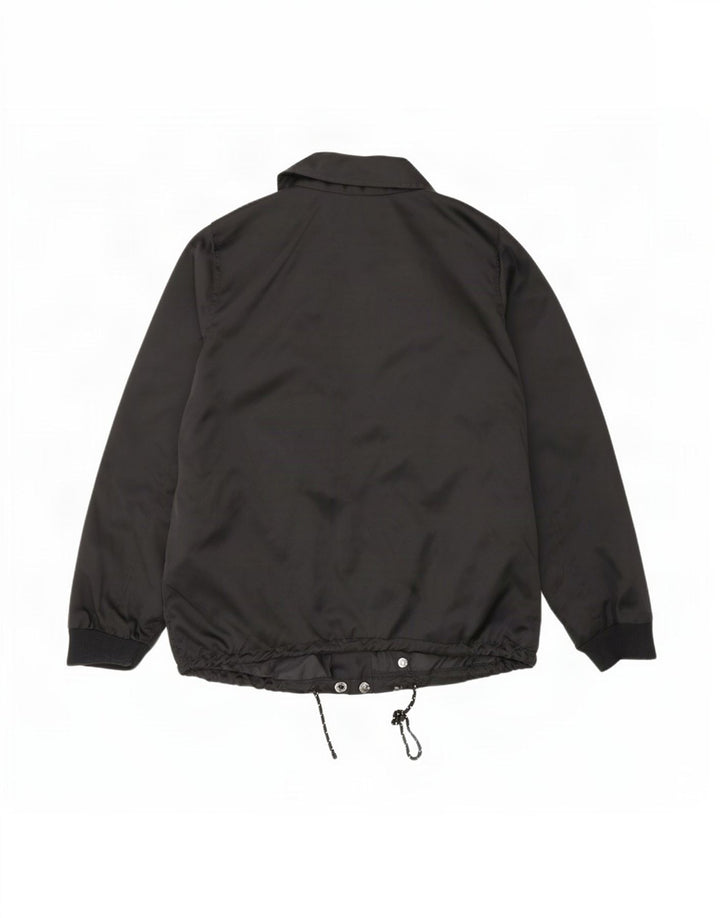 Hollister Γυναικείο Bomber Jacket UK 16 Large Black Polyester