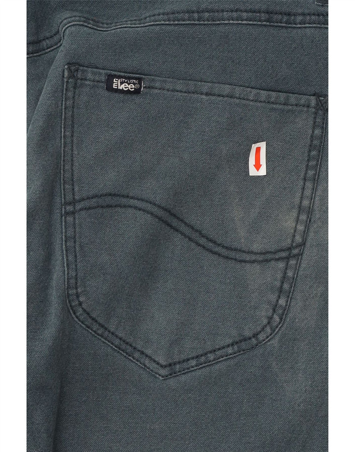 LEE Mens Chino Shorts W32 Medium Navy Blue Cotton
