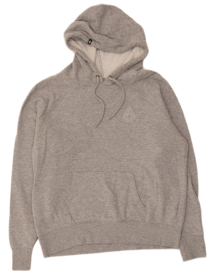 Volcom Γυναικείο Φούτερ με Φούτερ US 10 Μεγάλο βαμβακερό γκρι