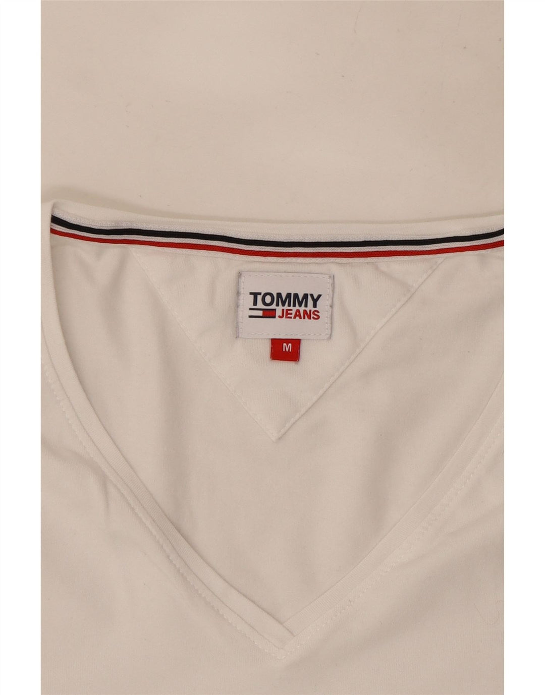 Tommy Hilfiger Γυναικείο T-Shirt Top UK 12 Medium White