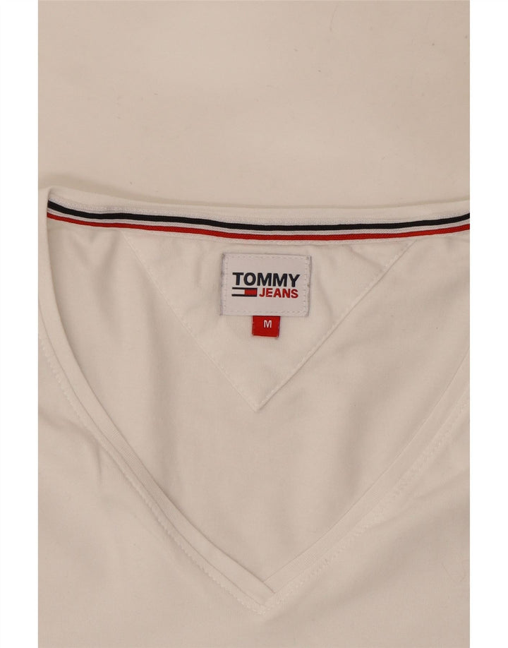 Tommy Hilfiger Γυναικείο T-Shirt Top UK 12 Medium White