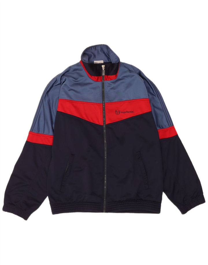 Sergio Tacchini ανδρική φόρμα IT 46 Small Navy Blue Colourblock