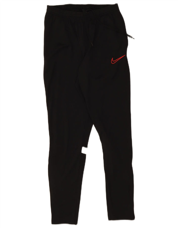 Ανδρικές φόρμες Nike Dri Fit Παντελόνια μεσαίου μαύρου χρώματος πολυεστέρας