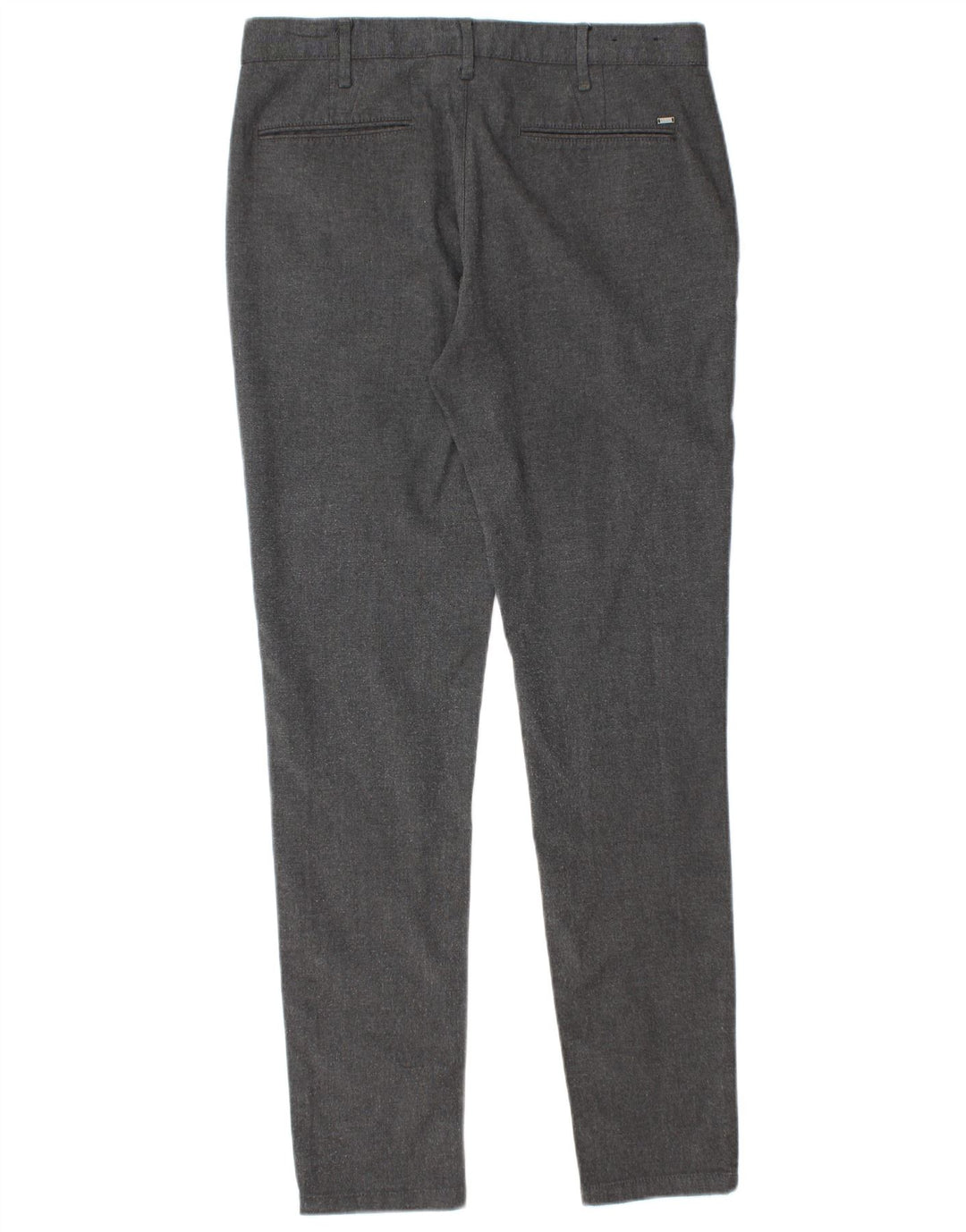Zara Ανδρικό Slim παντελόνι Chino EU 40 Medium W31 L30 Grey Polyester