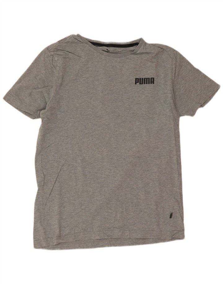 Ανδρικό T-Shirt Puma Τοπ, Βαμβακερό μεσαίο γκρι