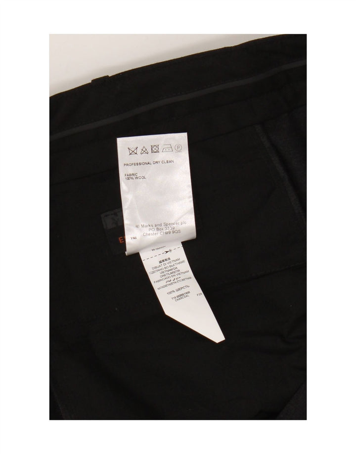 Ανδρικό παντελόνι Chino Marks & Spencer W40 L29 Γκρι μαλλί