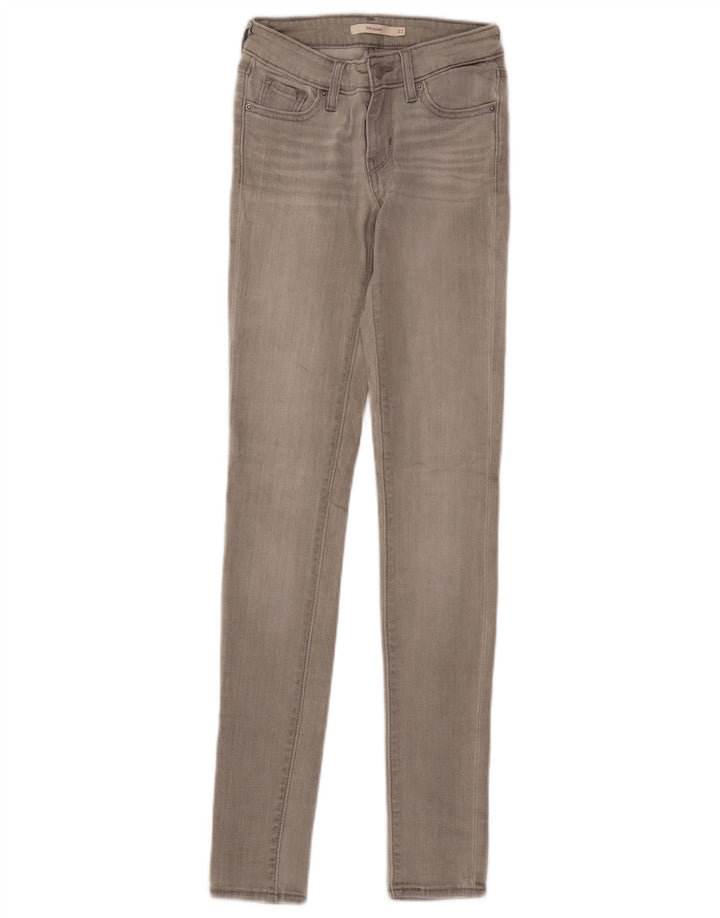 Γυναικείο Levi's 711 Skinny Jeans W23 L32 Γκρι βαμβακερό