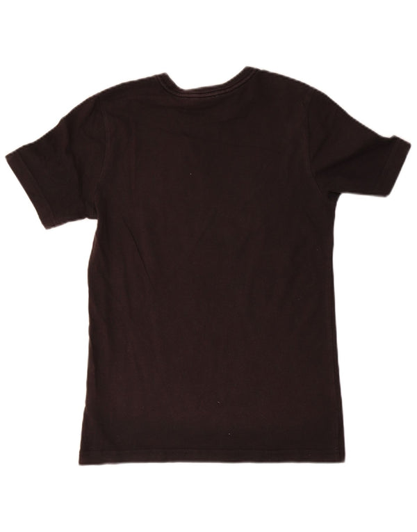 Adidas Boys Graphic T-Shirt Top 11-12 ετών Μαύρο βαμβακερό