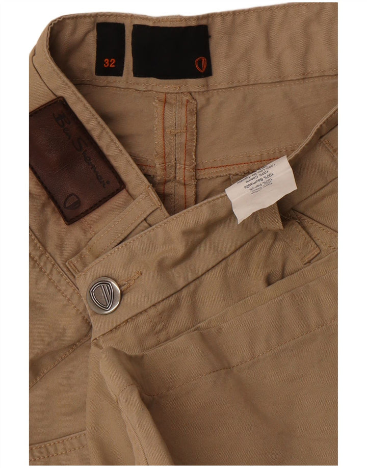 Ανδρικό σορτς Chino Ben Sherman W32 Βαμβακερό μεσαίο μπεζ