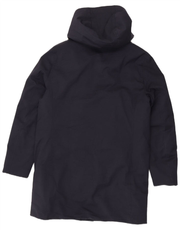 Gutteridge Ανδρικό παλτό με κουκούλα IT 48 Medium Navy Blue Polyester