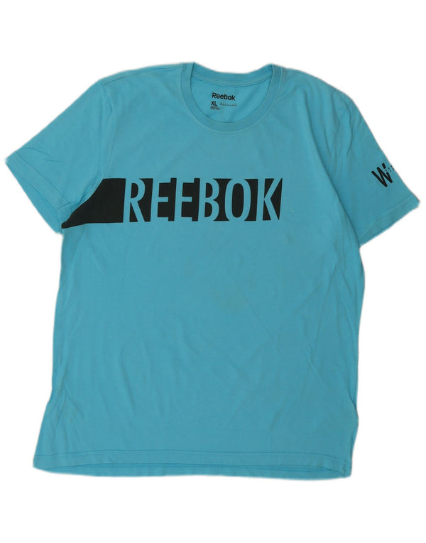Ανδρικό γραφικό T-Shirt REEBOK Top XL Blue