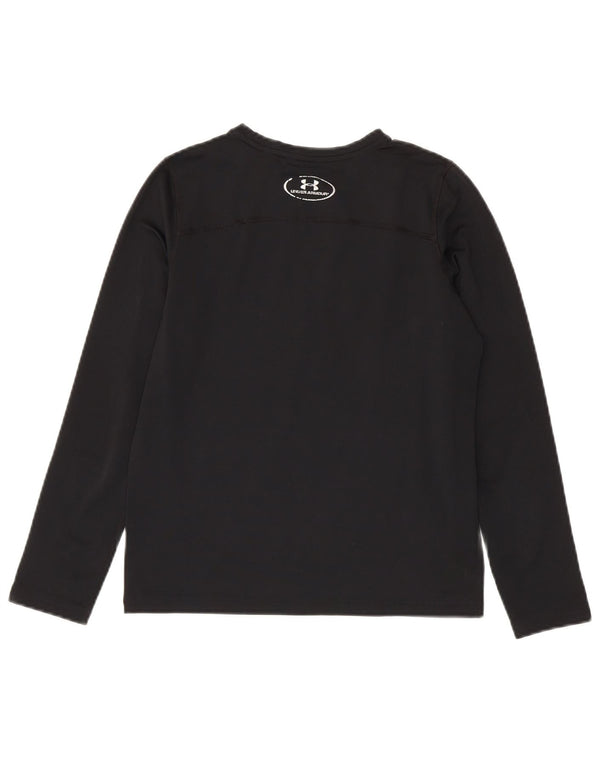 Under Armour Boys Cold Gear Graphic Top Μακρύ μανίκι 11-12 ετών Μεγάλο Μαύρο