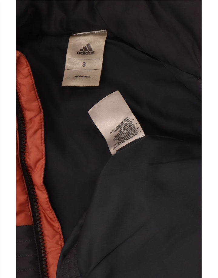 Adidas Γυναικεία επένδυση Gilet UK 10 Small Grey Colourblock Πολυεστέρας