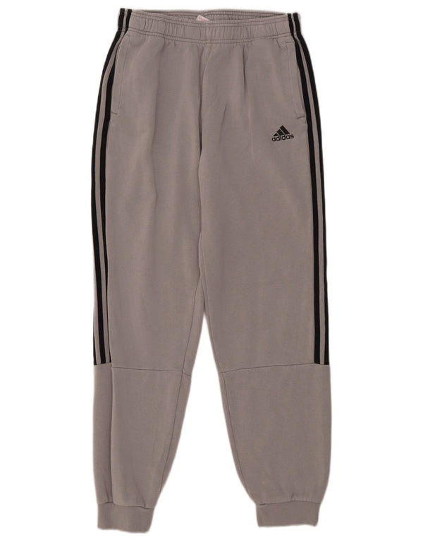 Adidas Boys αθλητική φόρμα παντελόνι Joggers 15-16 ετών γκρι βαμβακερό