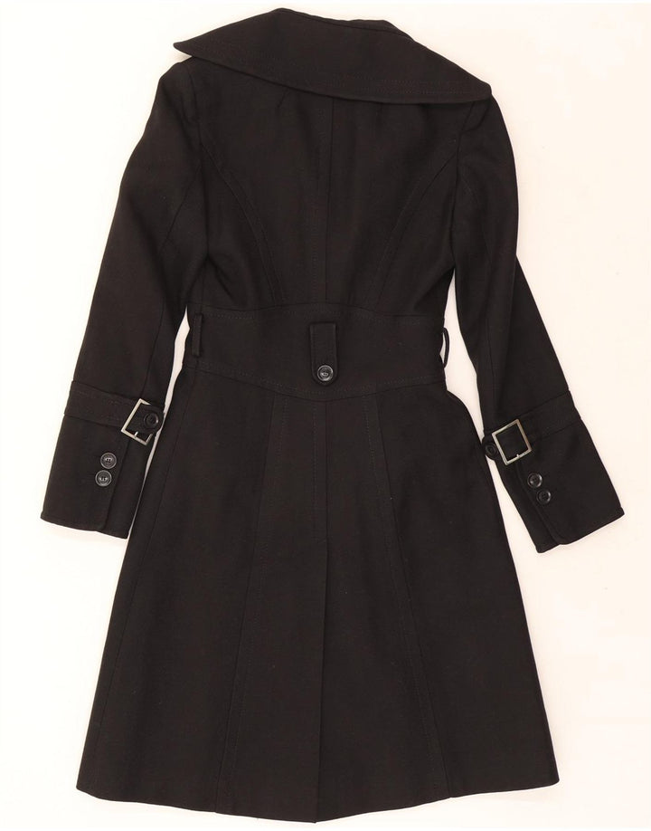 Γυναικείο παλτό Karen Millen UK 8 Small Black Wool