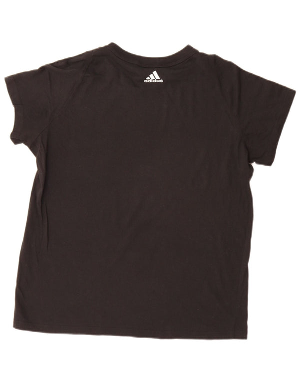 Adidas Γυναικείο T-Shirt Top UK 20/22 XL Μαύρο