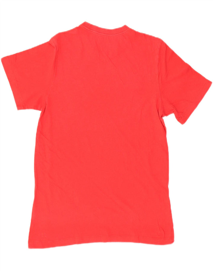 NIKE Mens Graphic T-Shirt Top Small Red Cotton Vintage Nike and Second-Hand Nike from Messina Hembry 