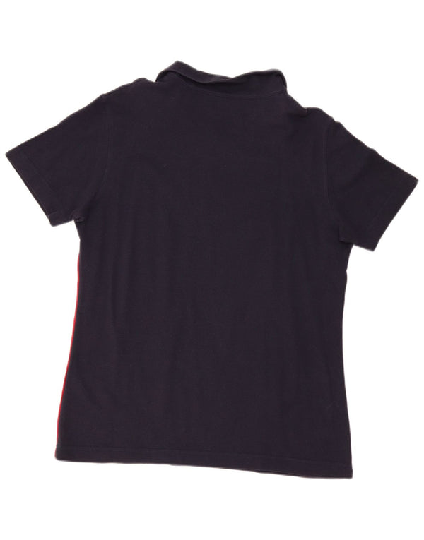 Lotto Γυναικείο Πόλο Μπλουζάκι UK 20 2XL Navy Blue Cotton