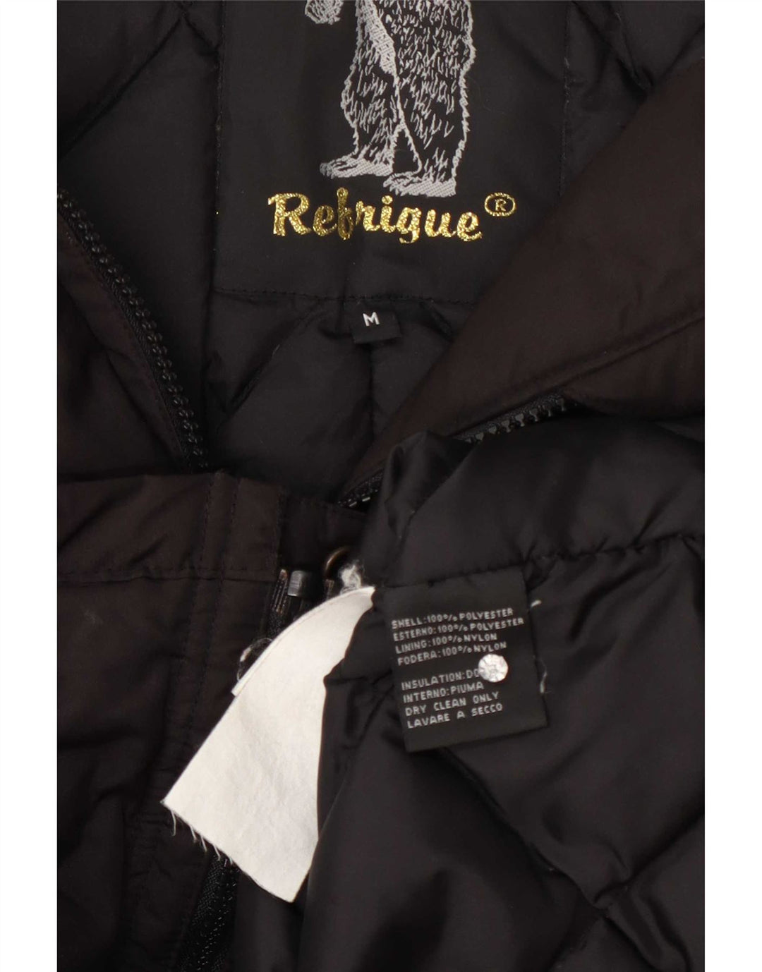 Refrigue Γυναικείο μπουφάν Parka με κουκούλα UK 12 Medium Grey Polyester