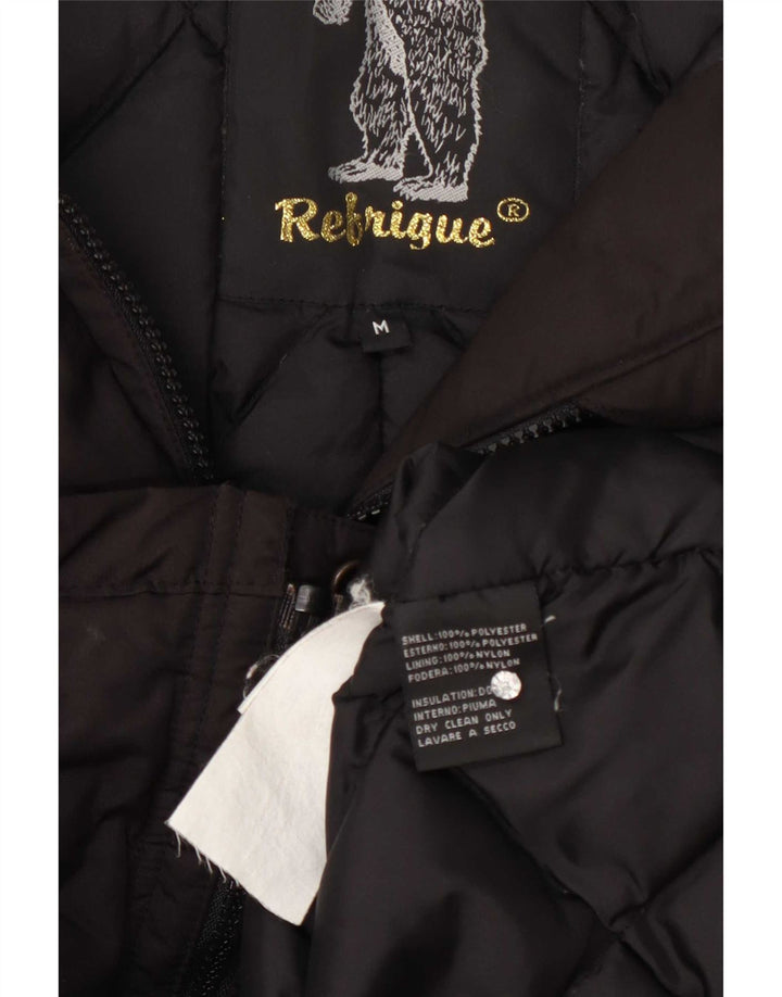 Refrigue Γυναικείο μπουφάν Parka με κουκούλα UK 12 Medium Grey Polyester