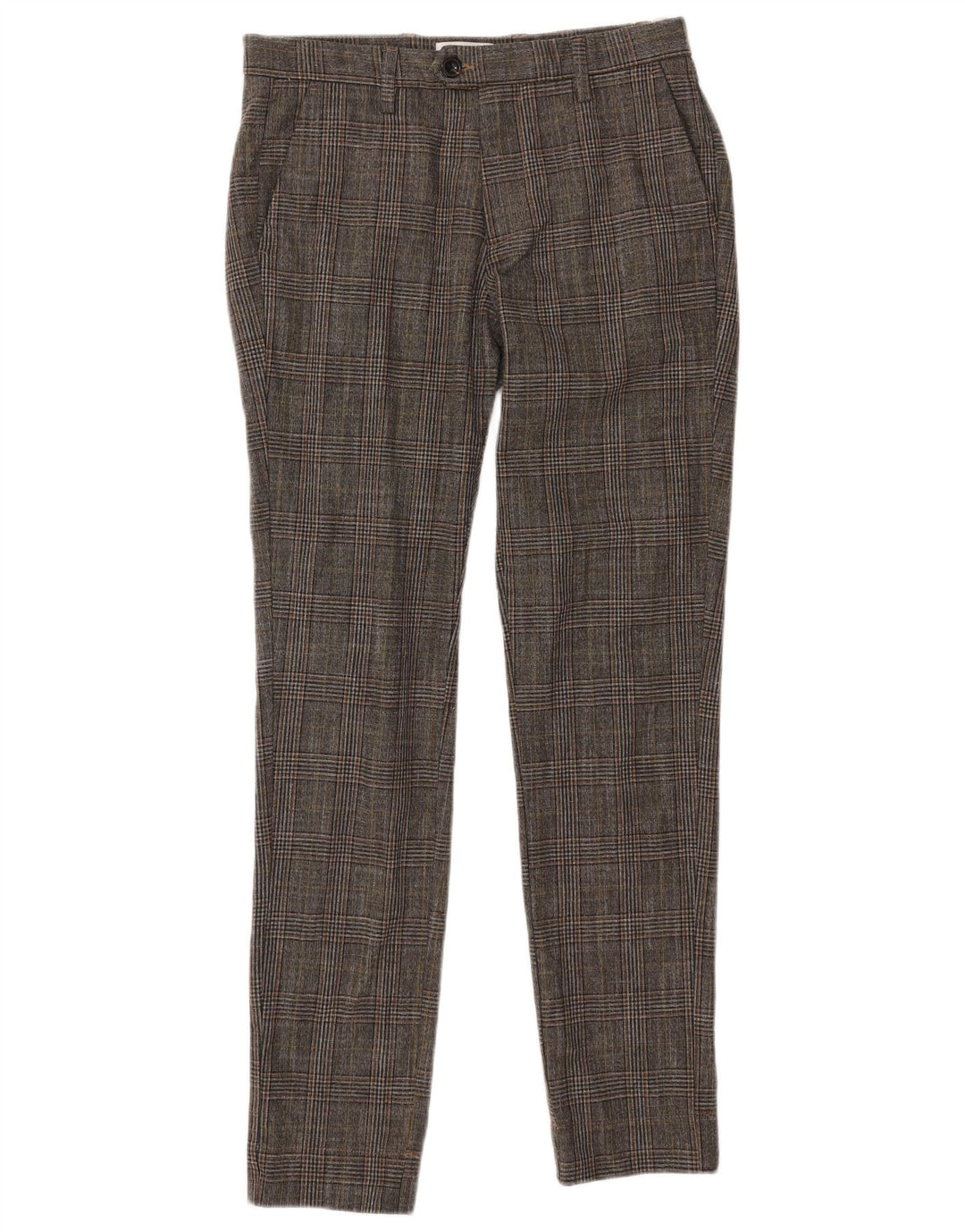 Jack & Jones Ανδρικό Slim Suit Παντελόνι W30 L32 Grey Check Polyester