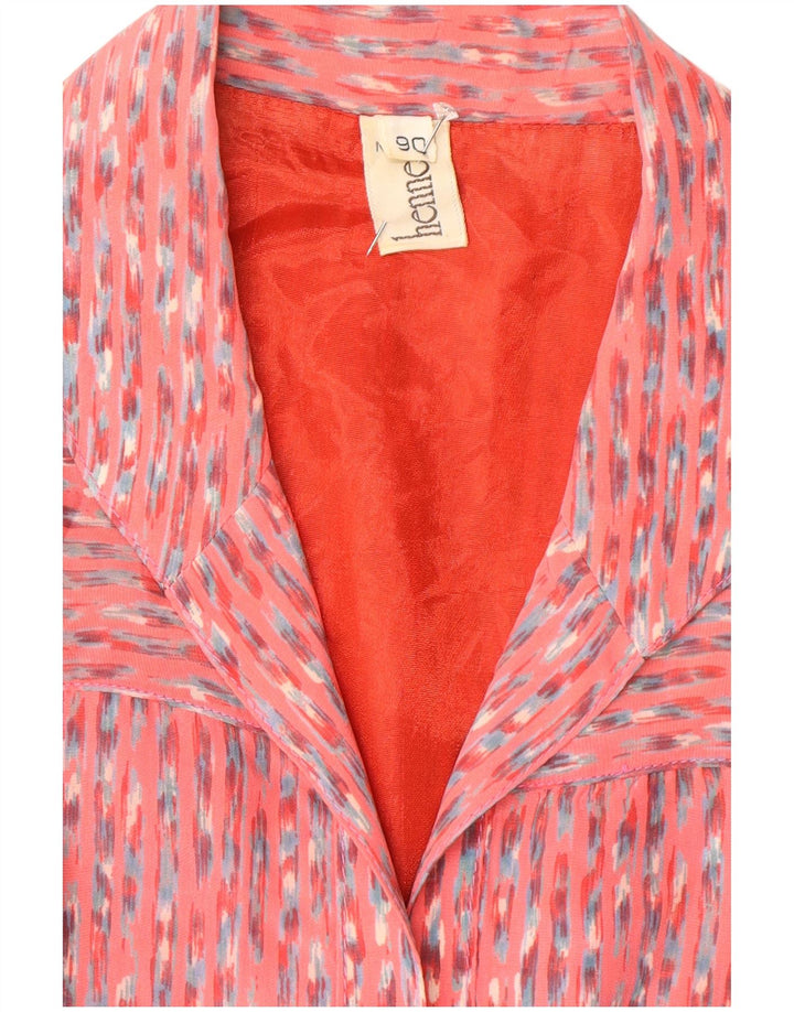 Hennes Γυναικείο Αμάνικο Βασικό Φόρεμα UK 14 Medium Pink ριγέ