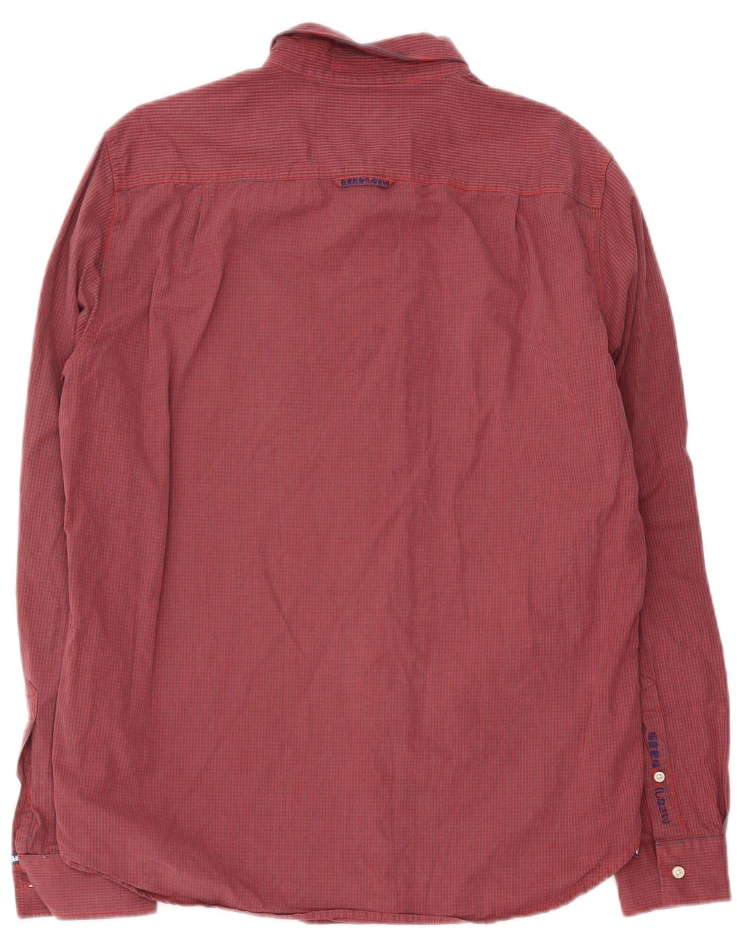 Ανδρικό πουκάμισο Superdry XL Red Check Cotton