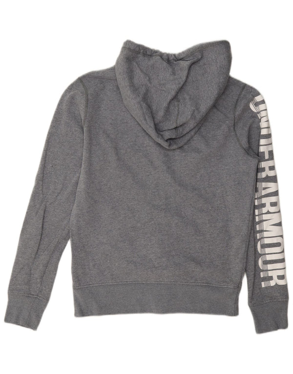 Under Armour Ανδρικό πουλόβερ με κουκούλα με φερμουάρ XS Γκρι βαμβακερό
