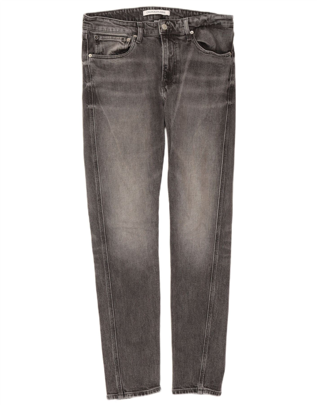 CALVIN KLEIN Γυναικείο Skinny Jeans W31 L32 Γκρι βαμβακερό