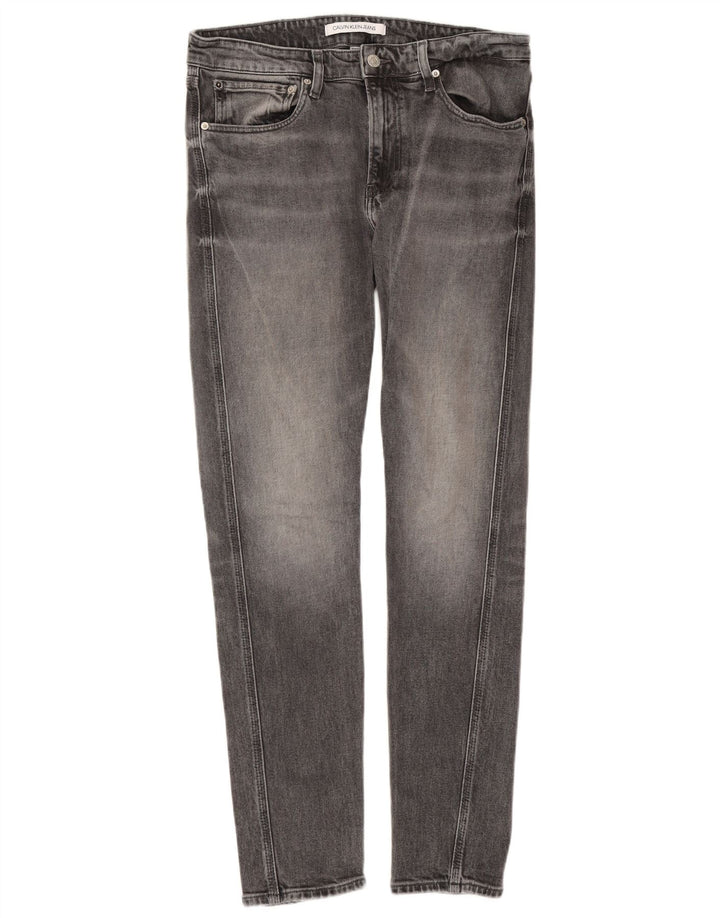 CALVIN KLEIN Γυναικείο Skinny Jeans W31 L32 Γκρι βαμβακερό