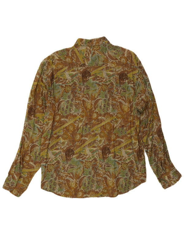 Vintage Ανδρικό πουκάμισο XL Πράσινο Βισκόζη Paisley