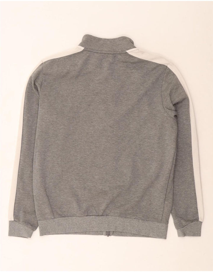 Ανδρική αθλητική φόρμα PUMA Μπουφάν μεσαίου γκρι χρώματος βαμβακερό