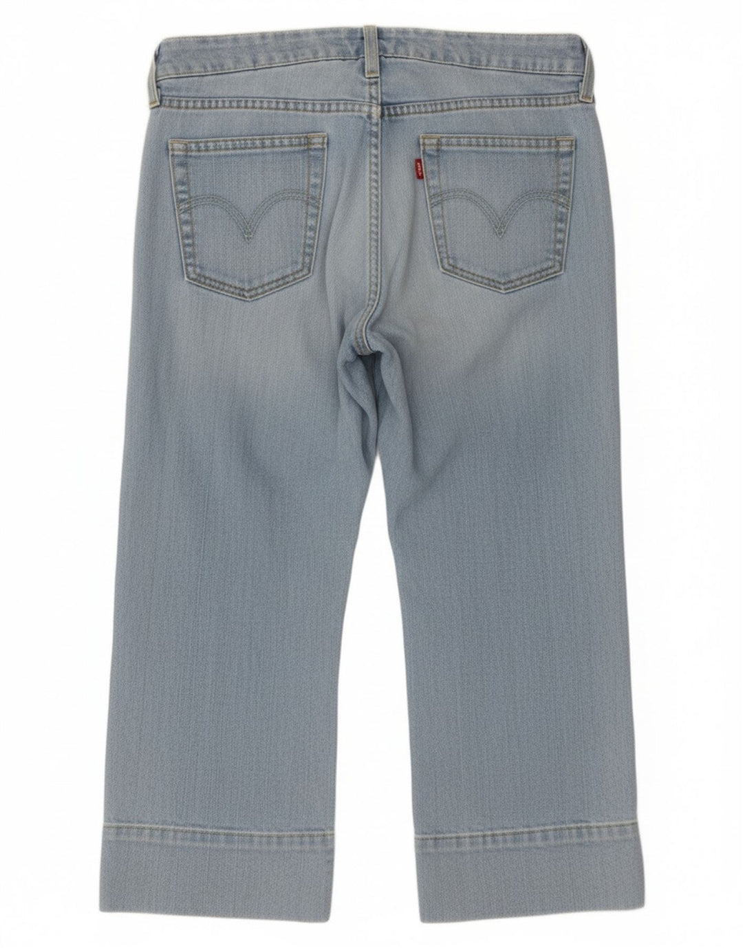 Γυναικείο τζιν βερμούδα Levi's US 9 Medium W32 Blue Ramie