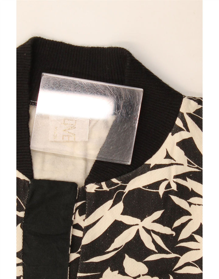 Vintage γυναικεία φούτερ Jumper UK 16 Large Black Floral