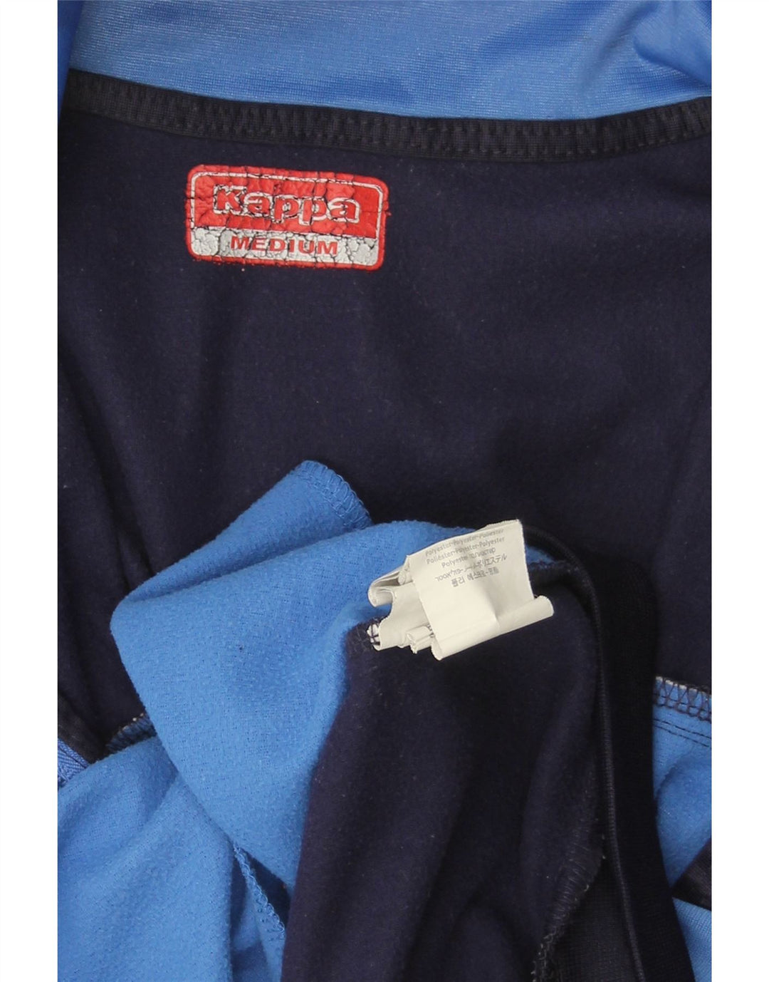 Ανδρική φόρμα KAPPA Top Jacket Medium Navy Blue Colorblock Polyester