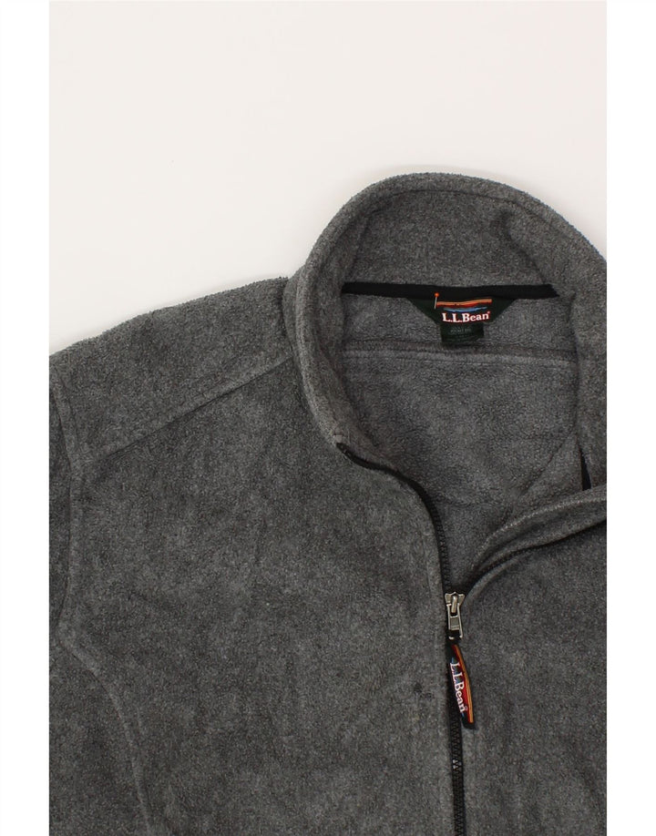 L.L.BEAN Womens Fleece Jacket UK 18 XL Grey Polyester Vintage L.L.Bean and Second-Hand L.L.Bean from Messina Hembry 