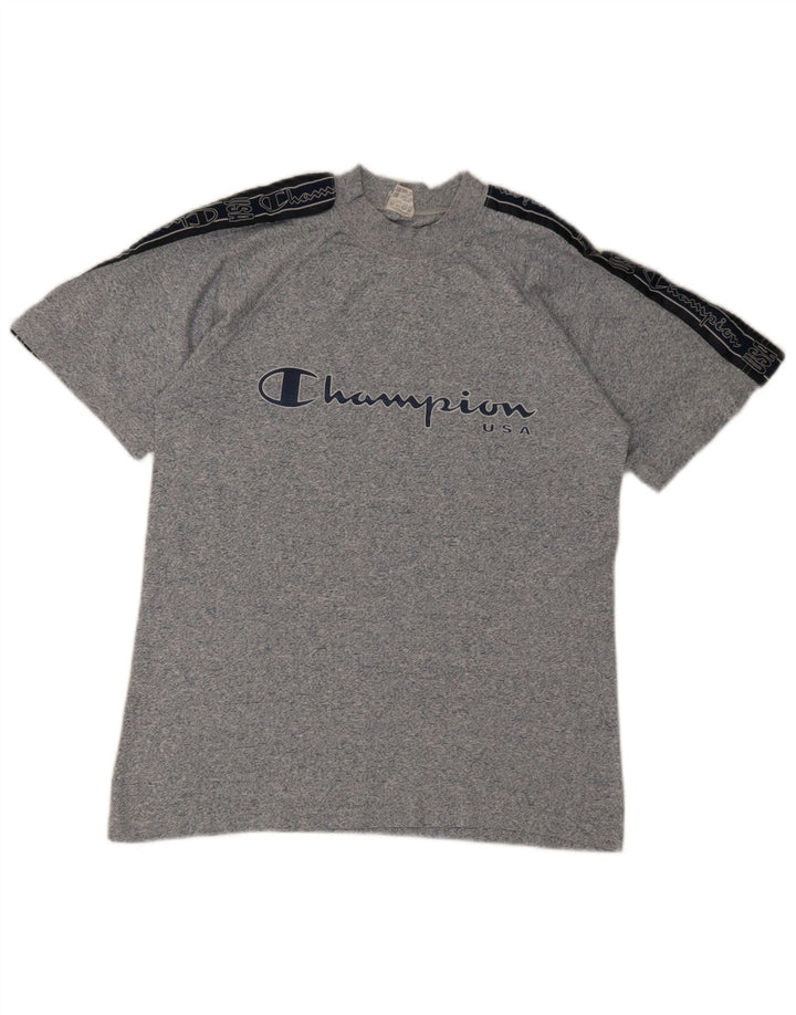 Ανδρικό γραφικό T-Shirt Champion Top Small Blue Flecked