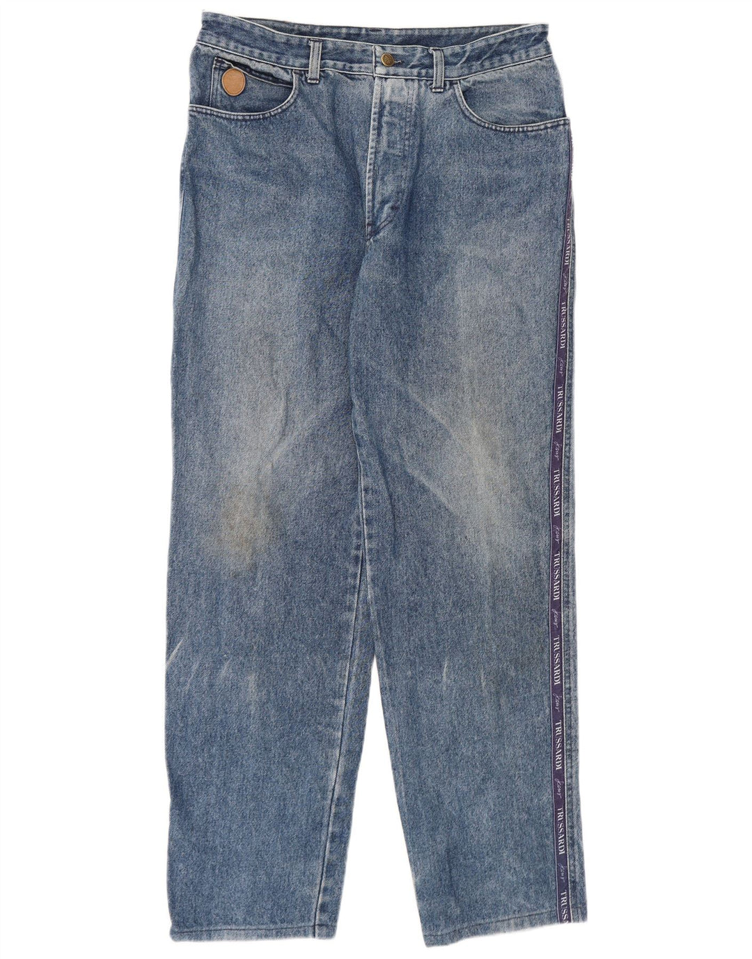 Ανδρικό τζιν Trussardi Straight IT 52 XL W38 L32 Μπλε βαμβακερό