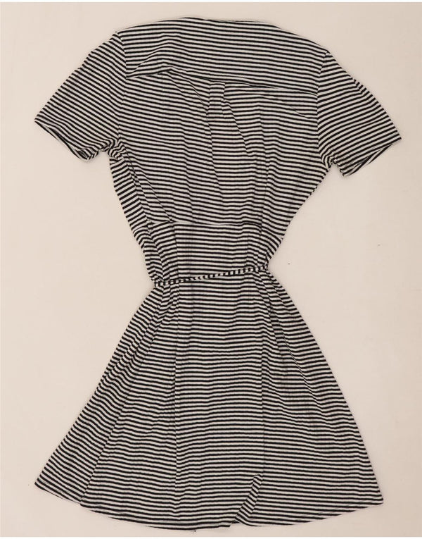 Γυναικείο φόρεμα Topshop Wrap UK 10 Small Black Ride Polyester