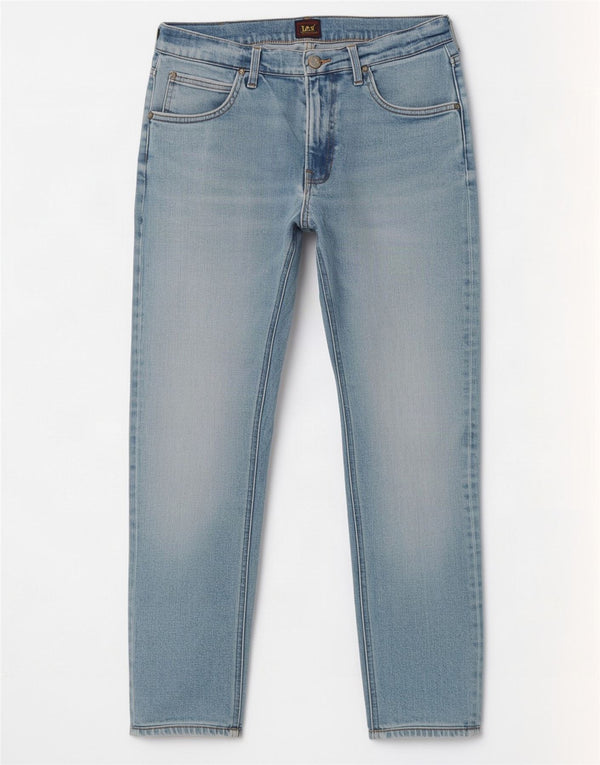 Lee Mens Slim Tapered Jeans W31 L28 Blue Cotton
