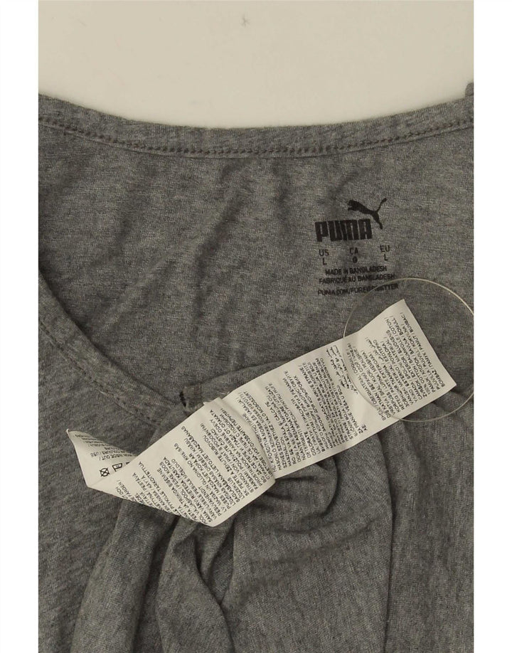 Ανδρικό γραφικό γιλέκο Puma Μεγάλο βαμβακερό γκρι