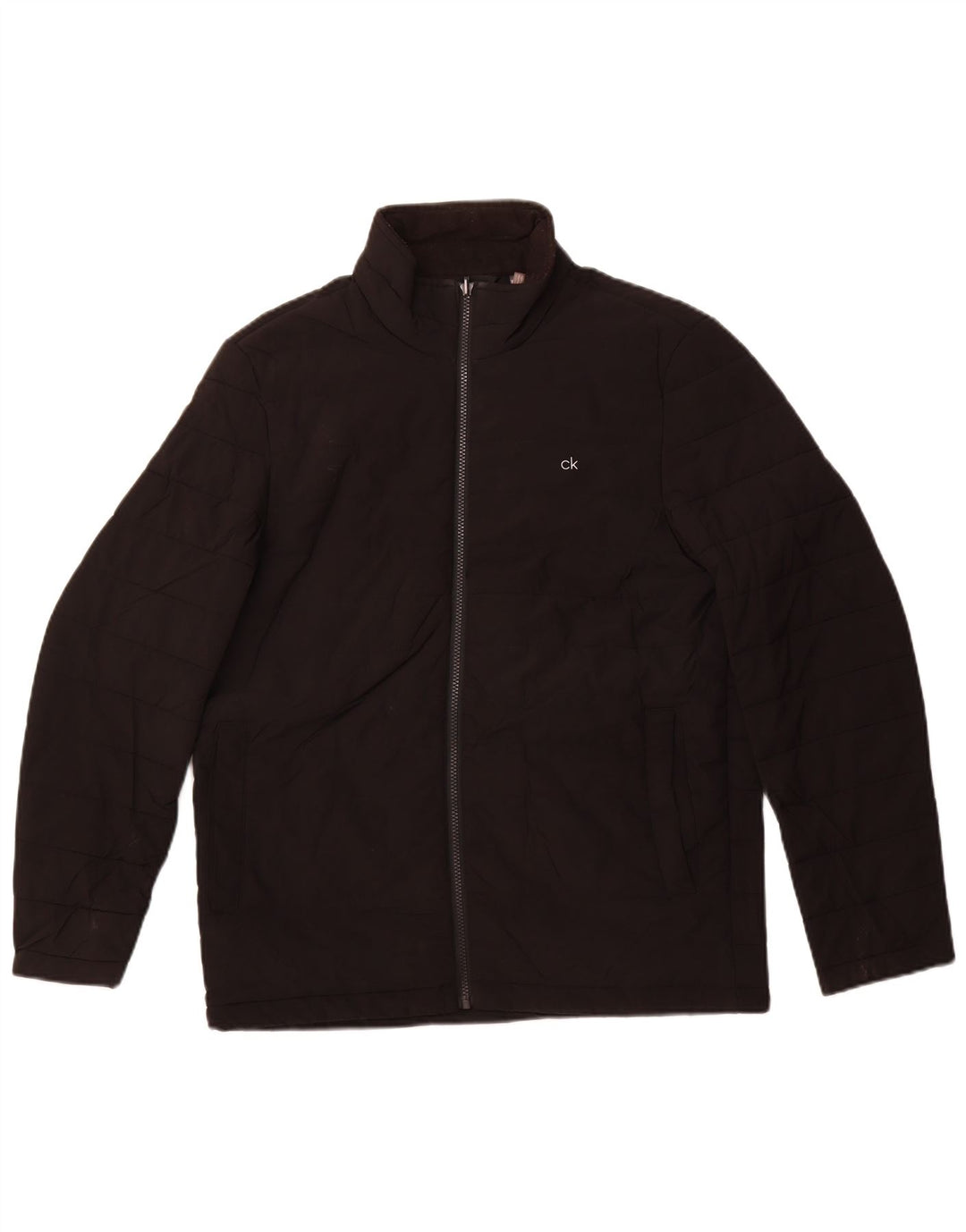 CALVIN KLEIN Ανδρικό μπουφάν με επένδυση UK 36 Small Black Polyester