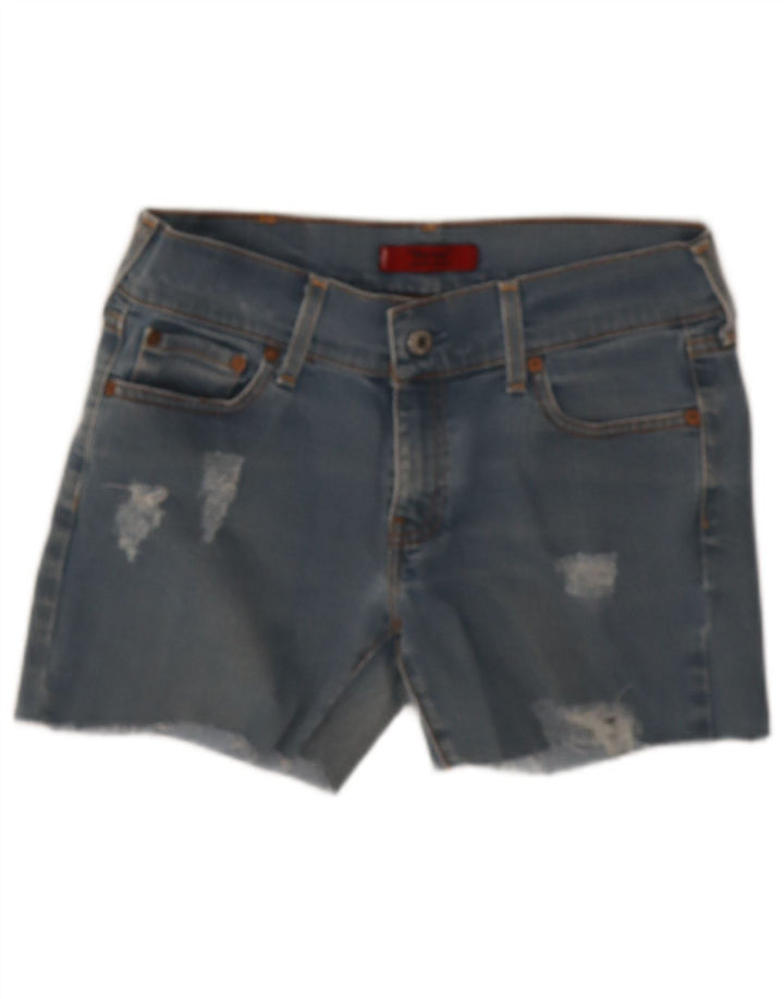 Levi's Womens 559 Distressed τζιν σορτς W32 μεγάλο μπλε βαμβακερό