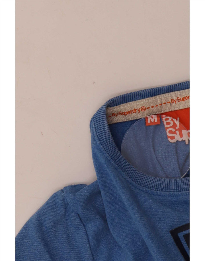 Ανδρικό γραφικό T-Shirt Superdry Top Medium Blue Polyester