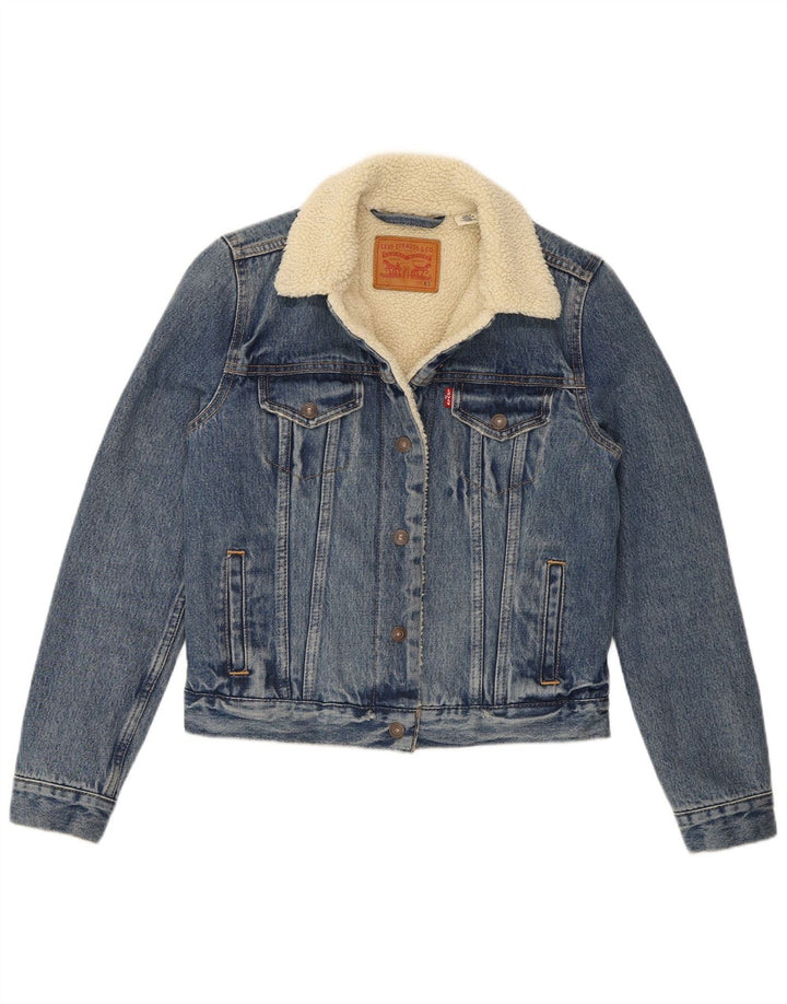 Levi's Γυναικείο Τζιν Σέρπα Μπουφάν UK 6 XS Μπλε Βαμβακερό