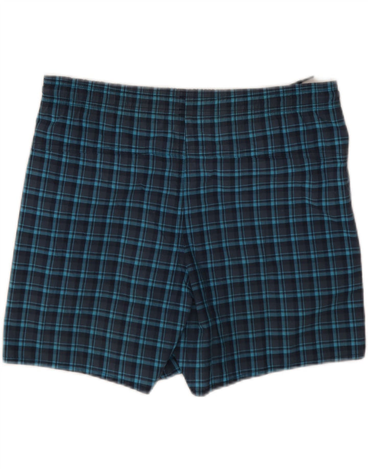 Ανδρικό σορτς κολύμβησης Adidas Μικρό Navy Blue Check Polyester